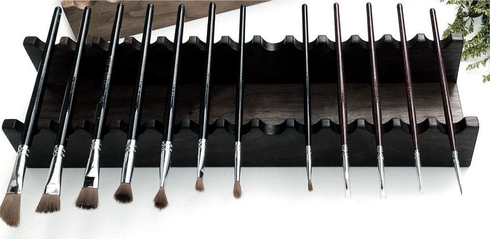 Органайзер для пензлів "Фігурал 13" венге Миколаїв - фото 1