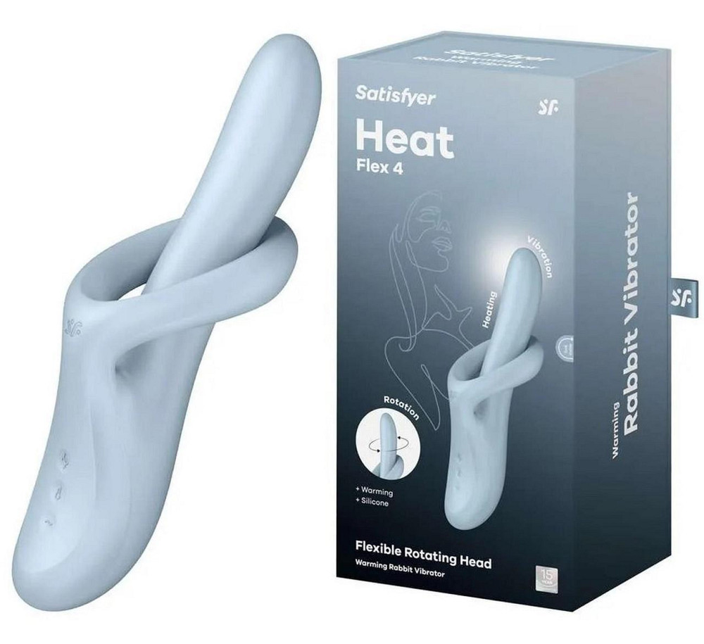 Вібратор Heat Flex 4 blue Sex Aura Київ - фото 1