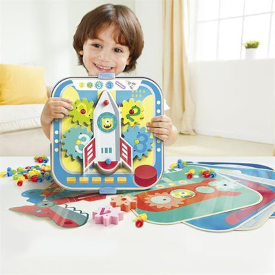 Игровой набор Hape Увлекательные шестерни (E1065) Винница - изображение 9