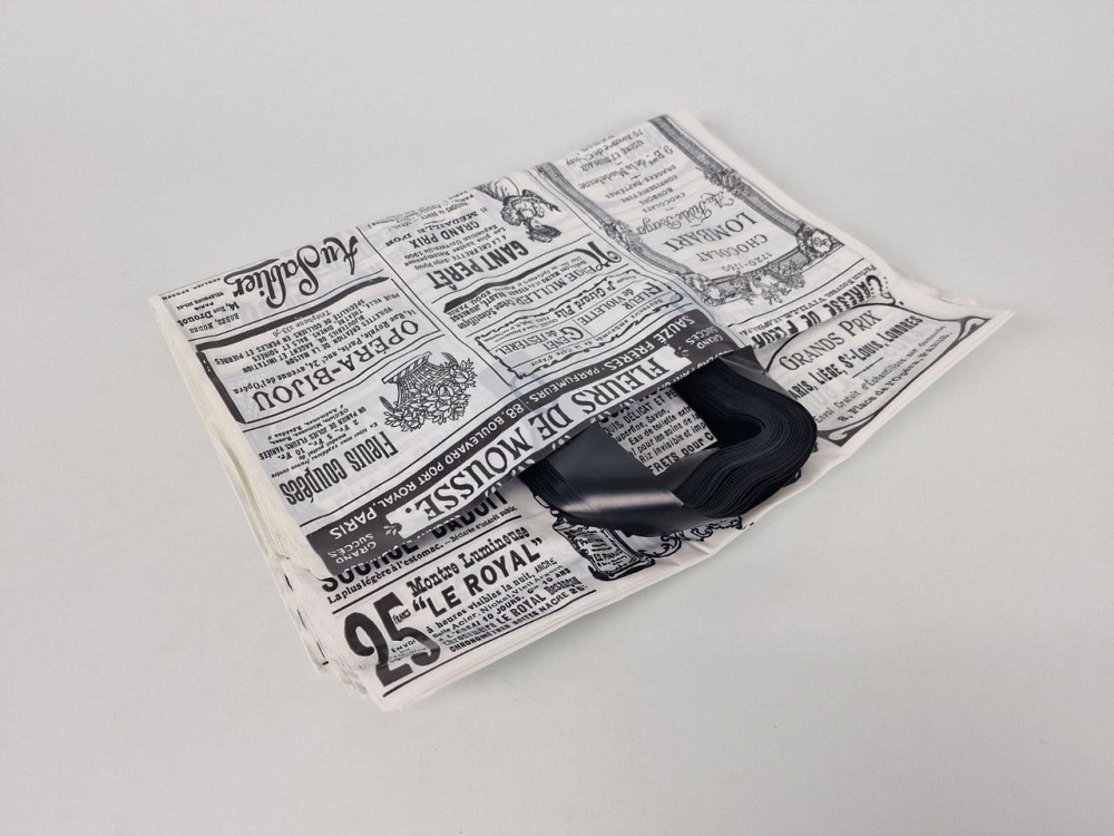 Пакет с петлевой ручкой ср 40*50  Газета1 Леони (50 шт) Харьков - изображение 2