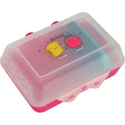 Ланч-бокс дитячий Optima BEST FRIENDS 850 мл, малинови (O98115) Вінниця