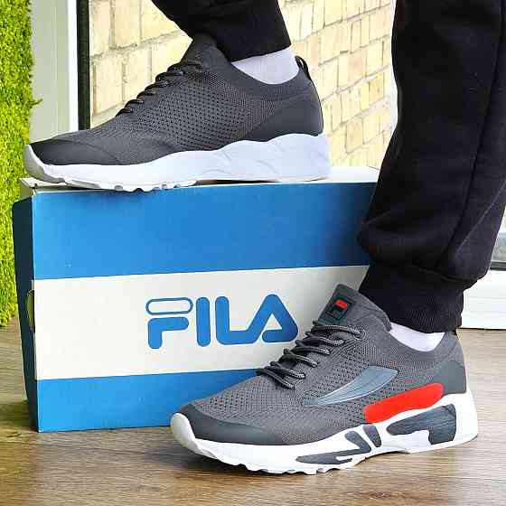 Кроссовки FILA Серые Мужские Фила (размеры: 41,42,43,45) Видео Обзор Днепр