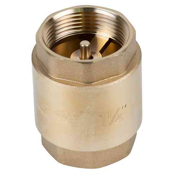 Клапан зворотний F1 1/4"×F1 1/4" (латунь) euro 410 г AQUATICA (779656) Київ