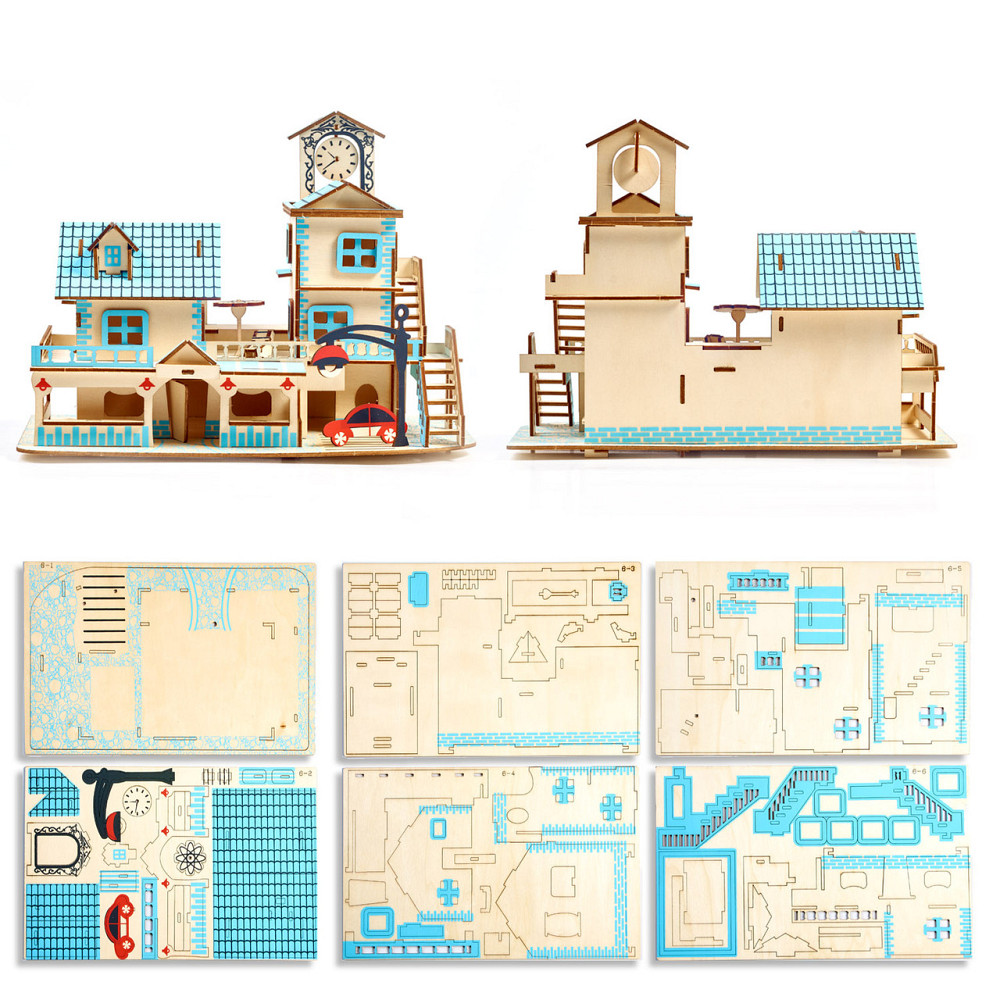 Дерев'яні 3D пазли . Тривимірний конструктор-головоломка 32 см * 19.5 см * 24 см Кам'янець-Подільський - фото 4