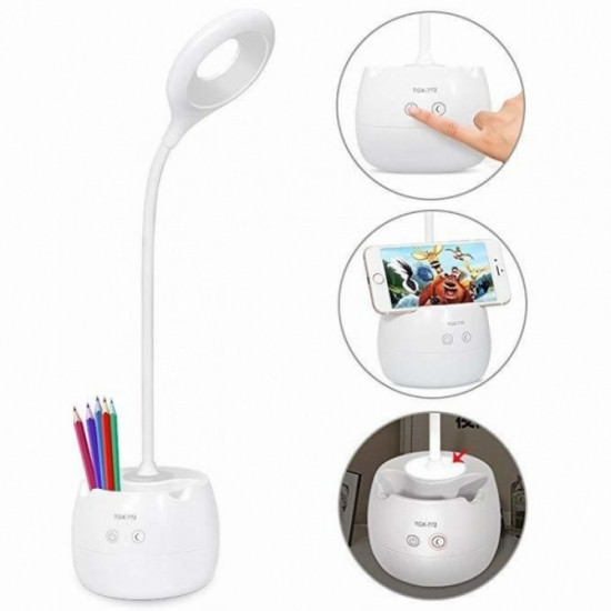 Сенсорная аккумуляторная настольная лампа трансформер на гибкой ножке Винница - изображение 3