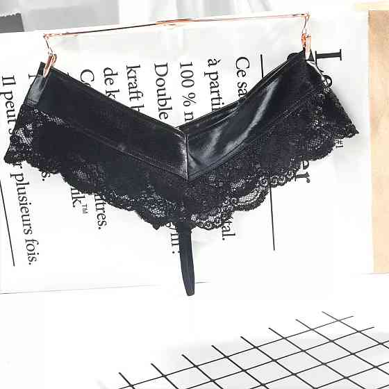 Інтимні стрінги із еко шкіри, розмір 42-46, еко шкіра Київ