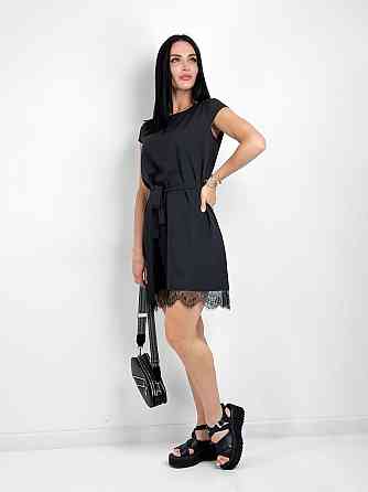 Літня елегантна сукня "Шеррі" оптом | Розпродаж моделі Чорний, 42-44 Київ