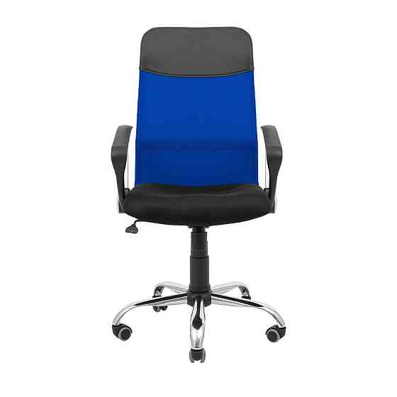 Офісне крісло керівника Ultra Хром M1 Tilt Чорно-синій Київ