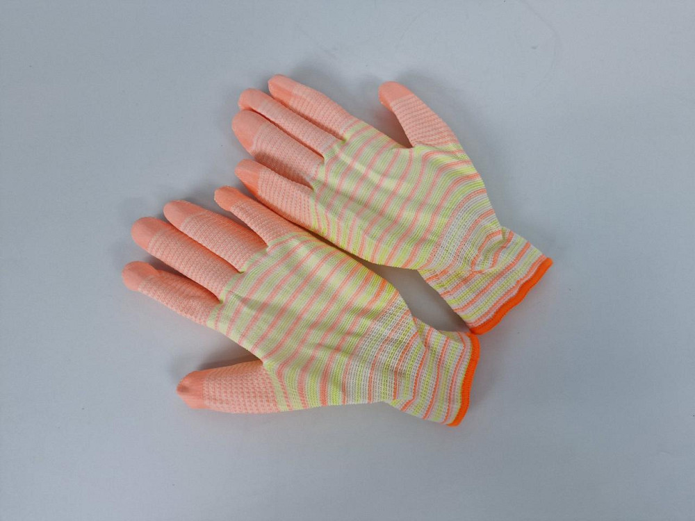 Господарські рукавички з поліуретановим покриттям "РЕБРО" (12 пар) Харків - фото 2