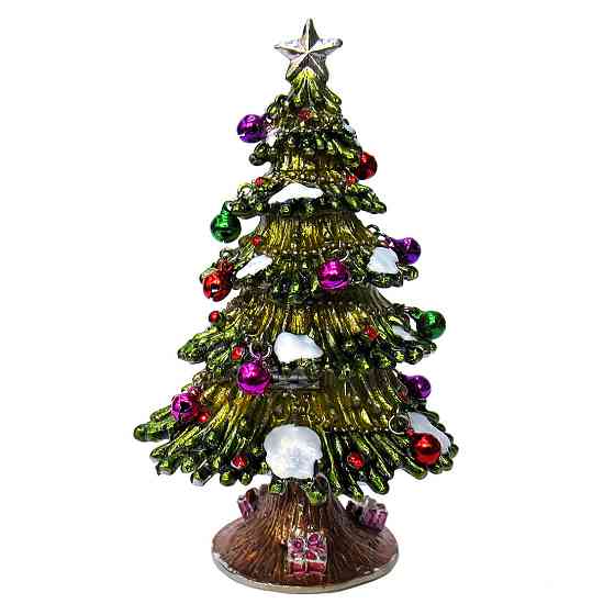 Скринька зі стразами новорічна Ялинка Київ