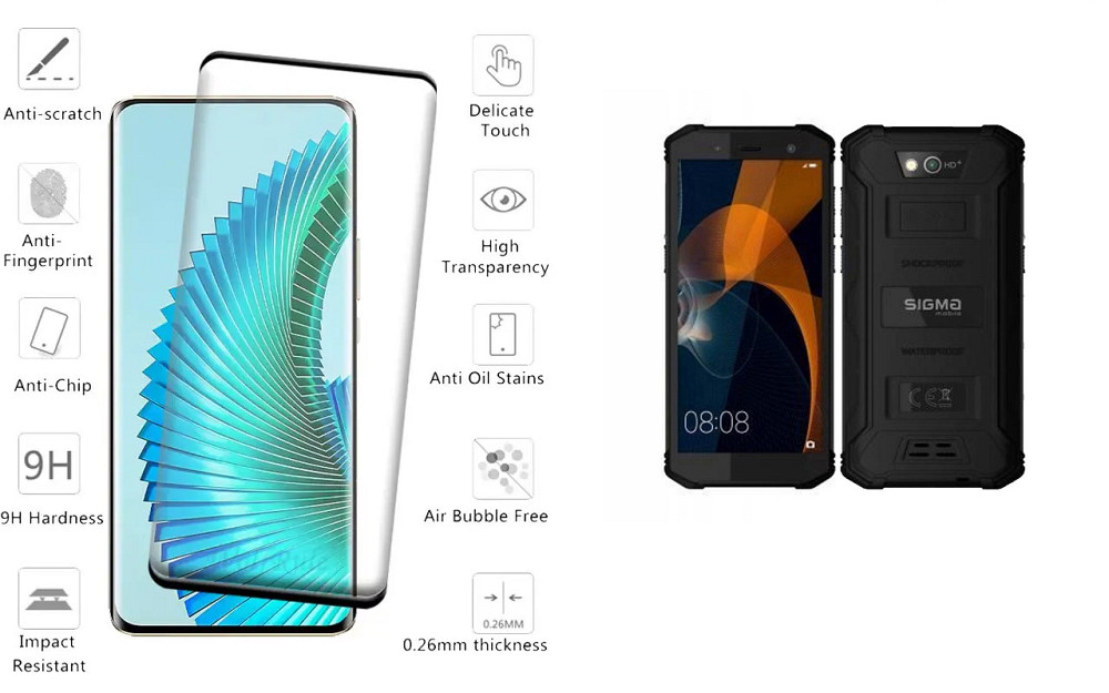 Захисне скло HyperGlass Pro для Sigma mobile X-treme PQ36 – максимальна чутливість та захист Київ - фото 2