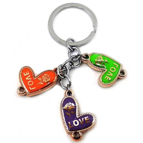 Брелоки для ключей три  сердца Киев - изображение 1