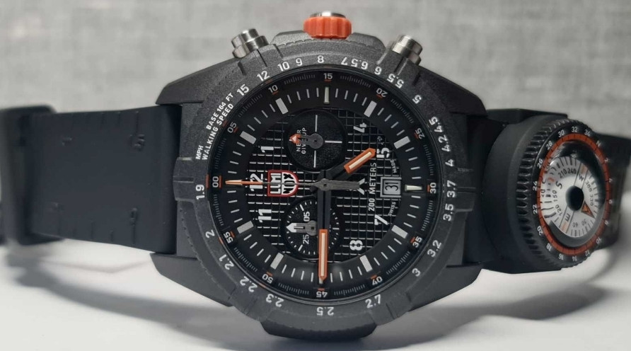 Мужские часы времени Luminox 3782 Bear Grylls 45mm Carbon Triririum. Киев - изображение 6