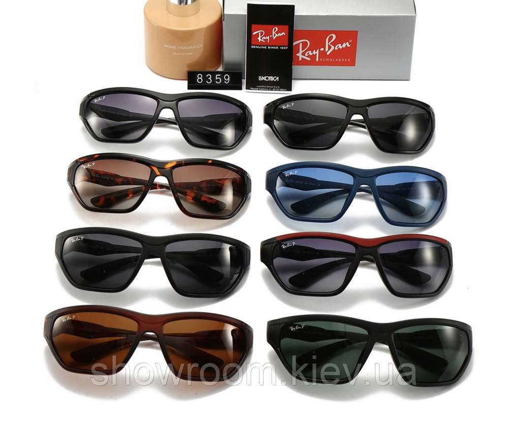 Сонцезахисні чоловічі окуляри Rb 8359 black polaroid Київ - фото 2
