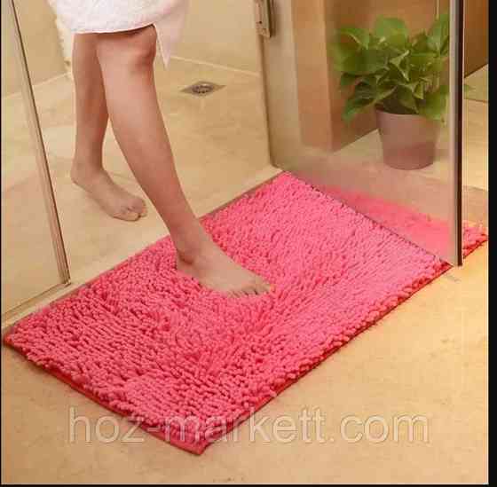 Коврики для ванной и туалета набор ковриков розовый 80 × 50 см и 50 х 40 см Харьков