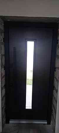 Двери уличные со стеклопакетом, STRAJ Proof, модель Vega Maxi , vin дуб 23 , замки Mottura DP58-170 Киев