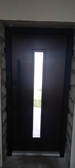 Двери уличные со стеклопакетом, STRAJ Proof, модель Vega Maxi , vin дуб 23 , замки Mottura DP58-170 Киев - изображение 4