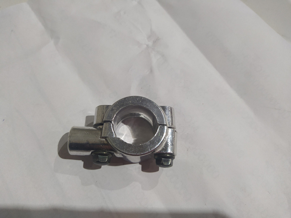 Крепление на руль зеркал (22mm, под 8 болт) хром Мукачево - изображение 1