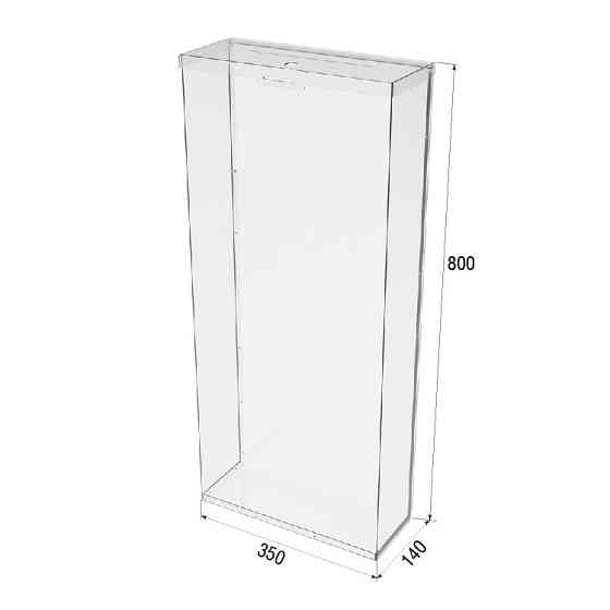 Ящик EKOSTAR с замком для сбора денег 800x140x350 мм. Киев