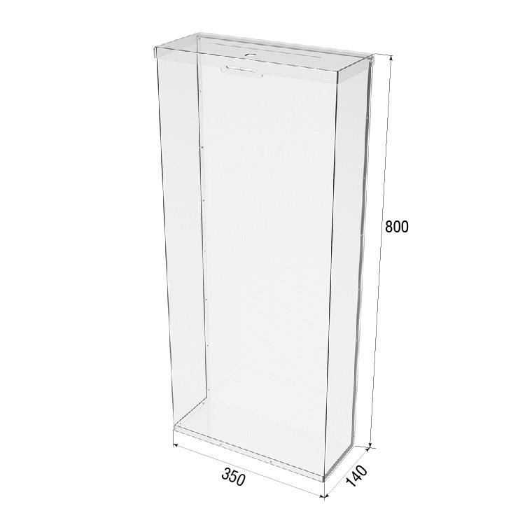 Ящик EKOSTAR с замком для сбора денег 800x140x350 мм. Киев - изображение 4