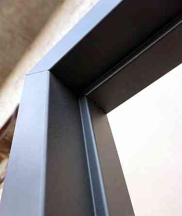 Дверь уличная модель Strimeх LAMA BAU, антрацит/белое дерево. ГАРАНТИЯ на покрытие - 3 года! Киев