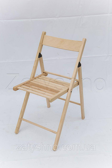 Складаний стільчик з бука Київ - фото 3