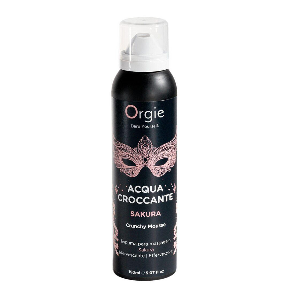 Масажна пінка Orgie – Acqua Croccante Sakura (150 мл), ефект бульбашок, що лопаються Sex Aura Київ - фото 1