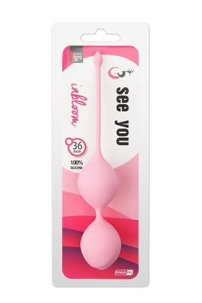 Вагинальные шарики DreamToys ALL TIME FAVORITES 90 гр. со смещенным центром тяжести, розовые Sex Aura Киев - изображение 2