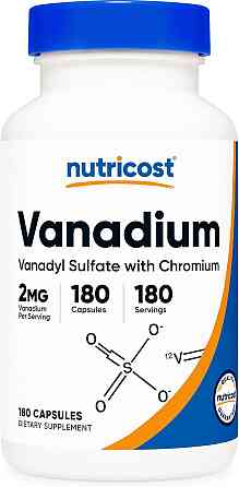 Vanadium , 2 mg , 180 Capsules Луцьк