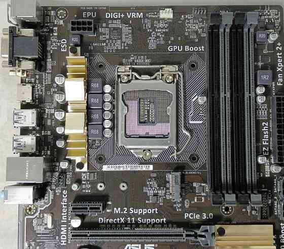 Материнська плата ASUS Z97-P LGA1150 з М2 слотом під SSD! ВІДМІННИЙ СТАН! Харків