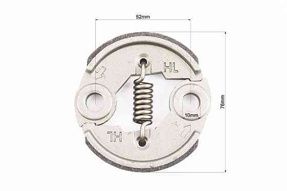 Зчеплення (коротка пружина) D-76mm, метал +болти+шайби к-кт Киев
