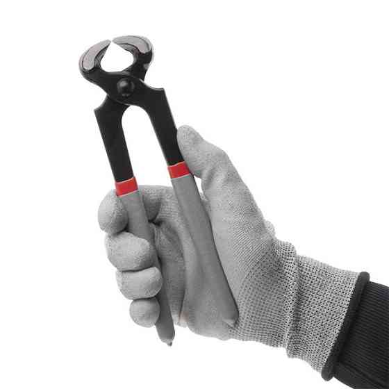 Кліщі торцеві для цвяхів, 200мм, C45, двошарові рукоятки INTERTOOL HT-0166 Київ