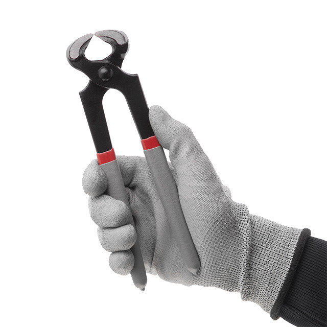 Кліщі торцеві для цвяхів, 200мм, C45, двошарові рукоятки INTERTOOL HT-0166 Київ - фото 5