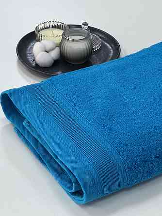 Полотенце махровое Ideal Textile с бордюром однотонное плотность 360 г/м2 70х130 см (56860715) Морсь Черновцы