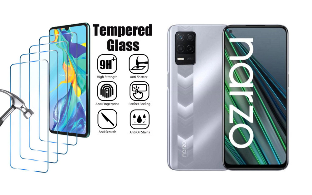 Захисне скло ArmorGlass для Realme Narzo 30 – стійке до подряпин та ударів Київ - фото 1