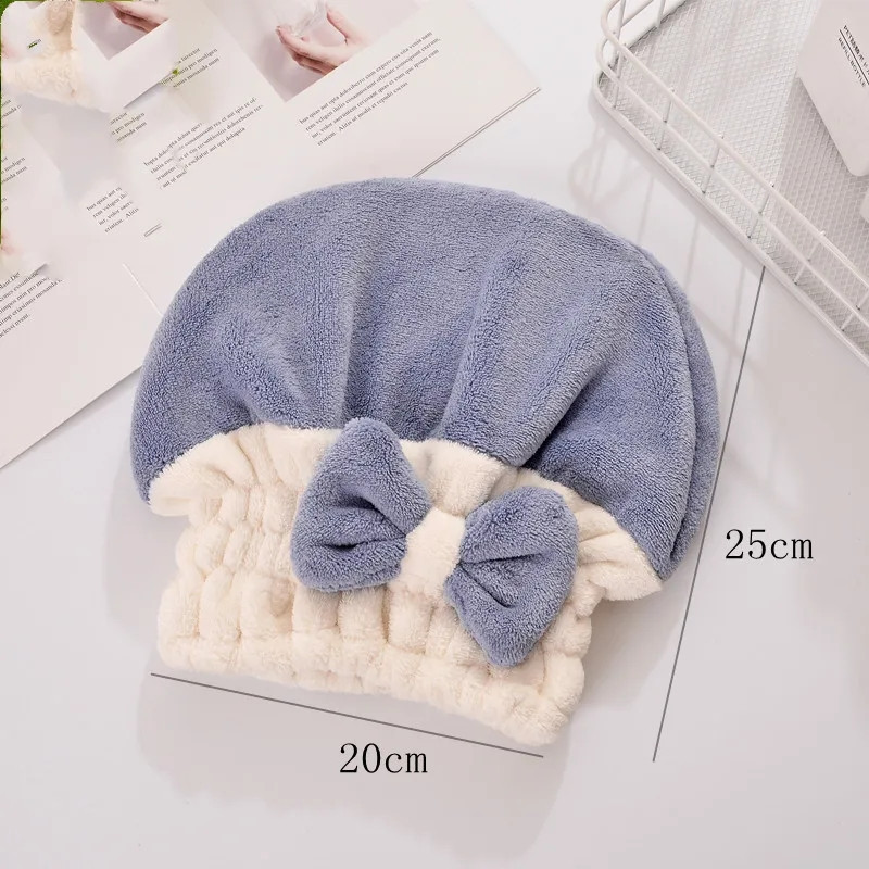 Тюрбан для волосся із мікроволокна універсальний блакитно-білий Київ - фото 2