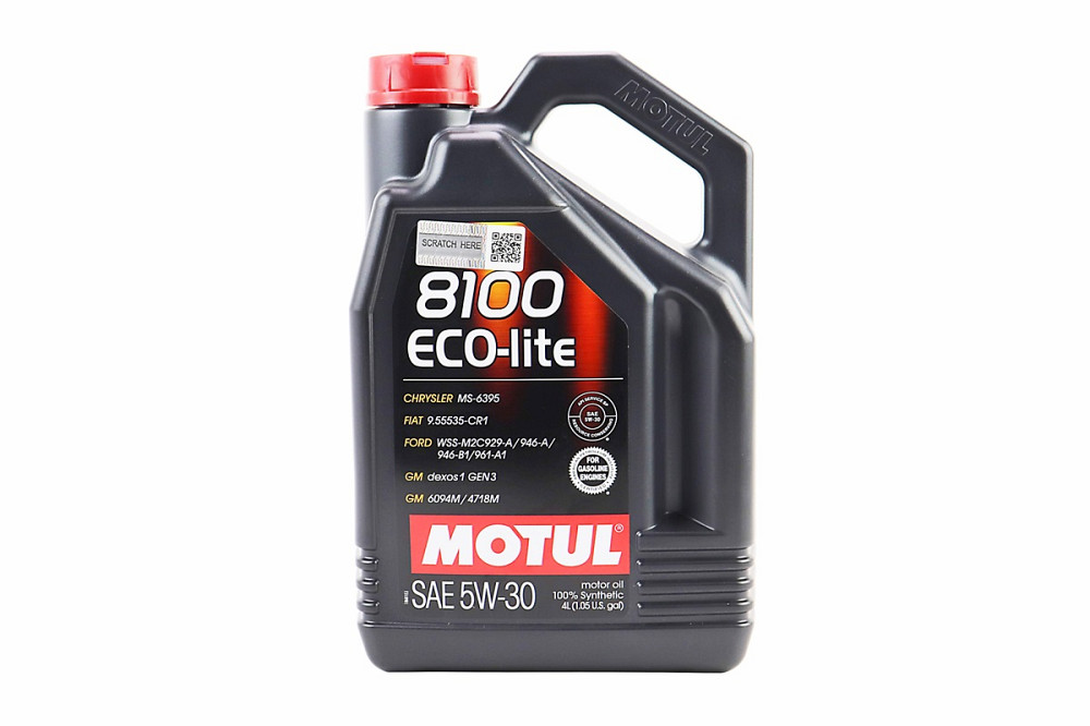 Олива 4T 5W-30 - синтетична універсальна "8100 ECO-lite", 4L Бершадь - изображение 1
