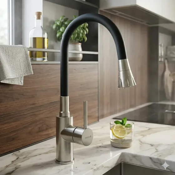 Смеситель для кухни IMPRESE ARGO-S сатин f03409016ES Киев