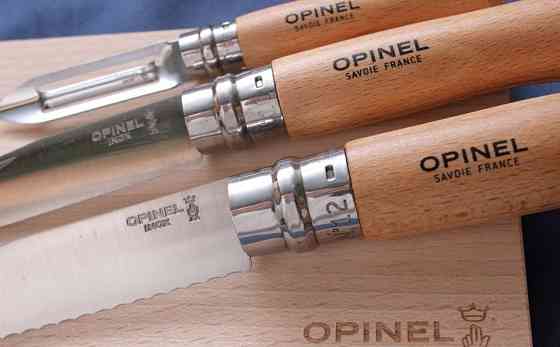 Набір Кухонних Ножів 3 предмета + дошкою Opinel "Nomad Cooking Kit" (002177) Нержавіюча сталь Нововолинськ