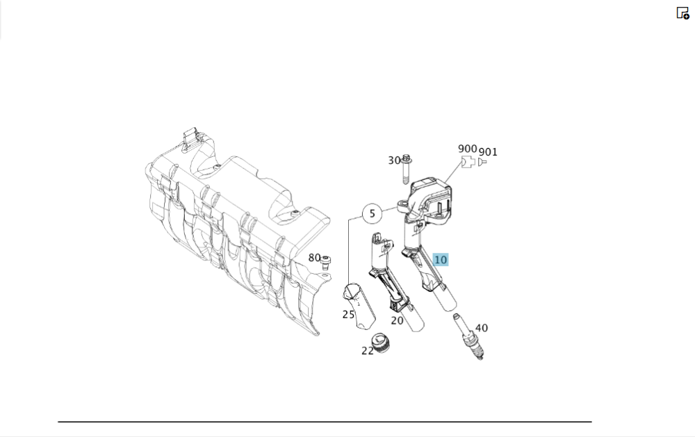 Mercedes-Benz  A2749061400 Котушка запалювання для двигуна M274, M270 C-Class W205 C-class Estate S205 C-Class Cabrio A205 C-Class Coupe С205 GLC Coup Одесса - изображение 2