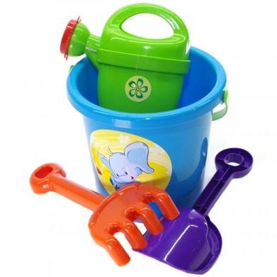 Игровой набор для песочницы №1 013555 с ведерком Голубой Винница - изображение 1
