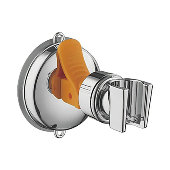 Кронштейн для лійки на вакуумній присосці Zerix LR36-1 – зручне кріплення душової лійки Харків