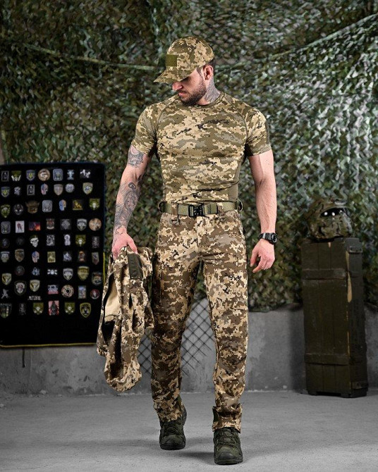 Літній еластичний тактичний костюм hunger 5в1 піксель ДЛ7082 Одеса - фото 3
