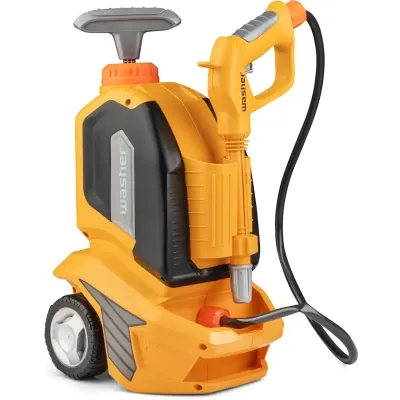 Ігровий набір Otamanko портативна автомийка на батарейках жовта (T017) Вінниця - фото 1