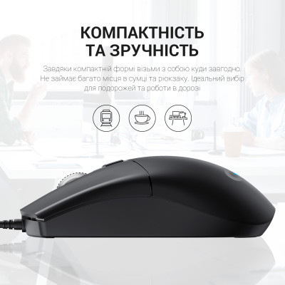Мишка OfficePro M115 USB Black (M115) Вінниця - фото 7