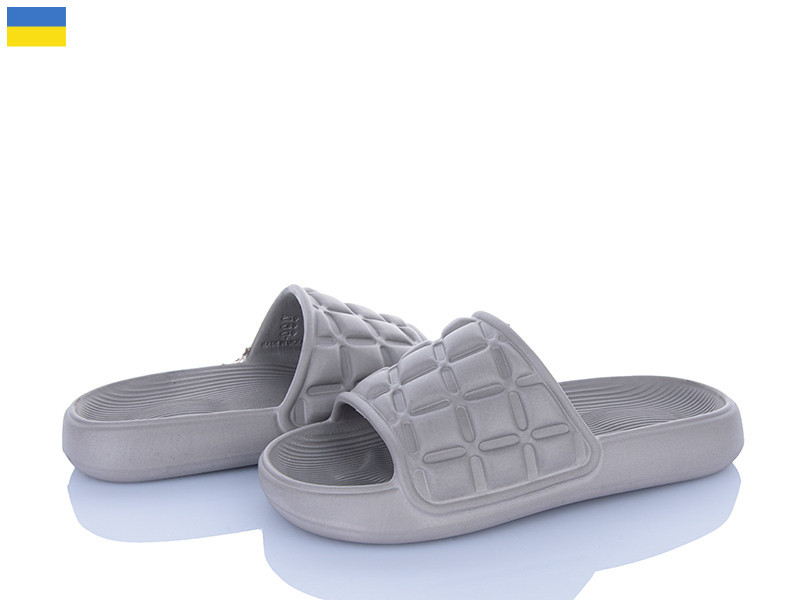 Шлепанцы женские серые новинка легкие удобные красивые ЭВА 38 Одесса - изображение 2