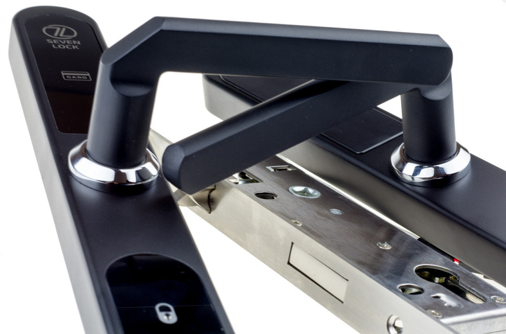 Электронный RFID замок для офисов SEVEN LOCK SL-7737S black ID EM Киев - изображение 6