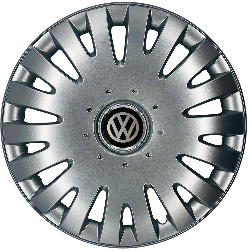 Автомобільні модельні ковпаки R13 Volkswagen 108 4шт, SJS, сріблясті Київ - фото 1