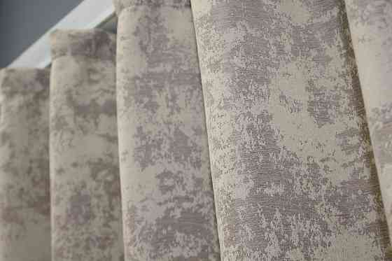 Комплект коротких штор VR-Textil Жаккард Sultan YL № 1206ш Серо-бежевый 130х170 см 2 шт (35-0089) Киев