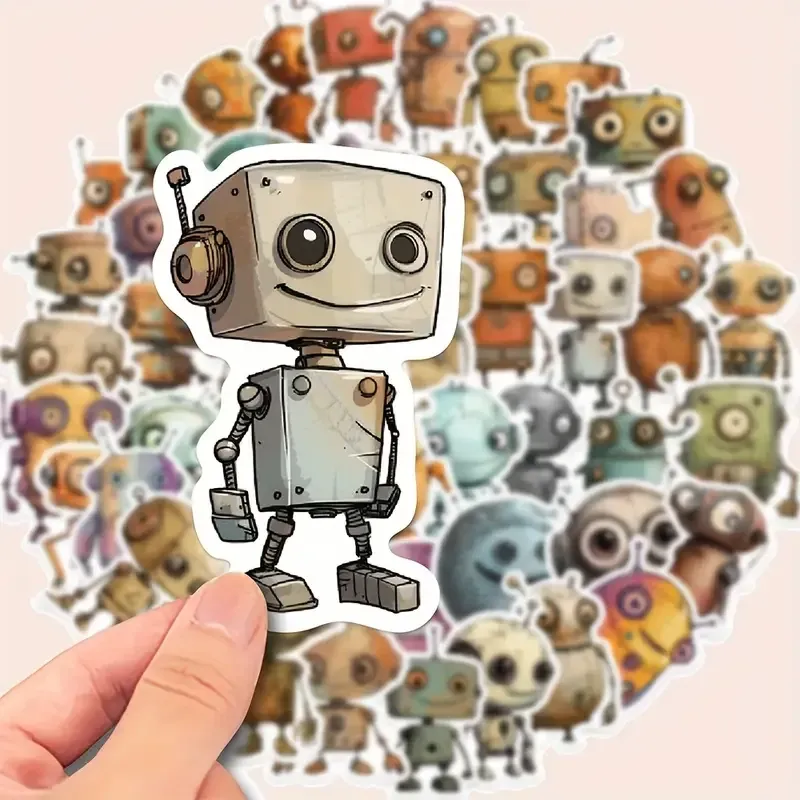 Набор стикеров работы 50 шт – водостойкие наклейки для декора ноутбука, телефона, чемодана Киев - изображение 4